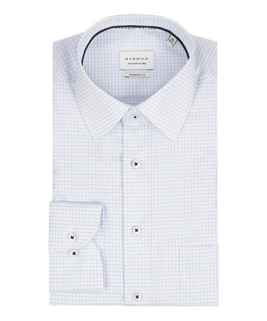 Eterna Hemd, moderne Passform | Blau