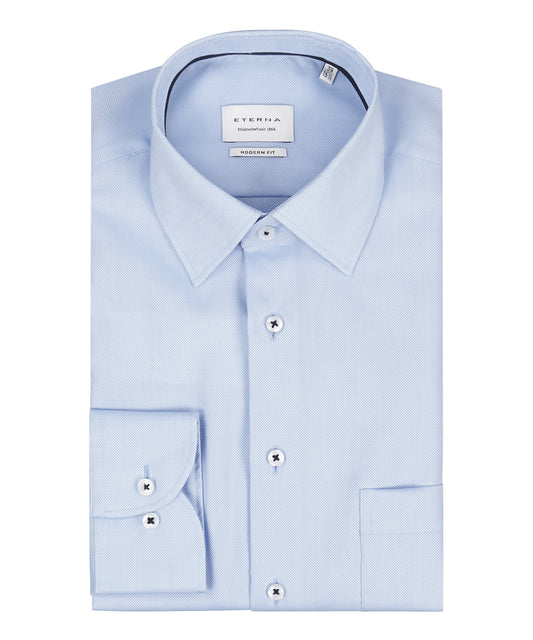Eterna Hemd, moderne Passform | Blau