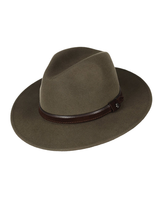 Hut aus Wollfilz | Grün