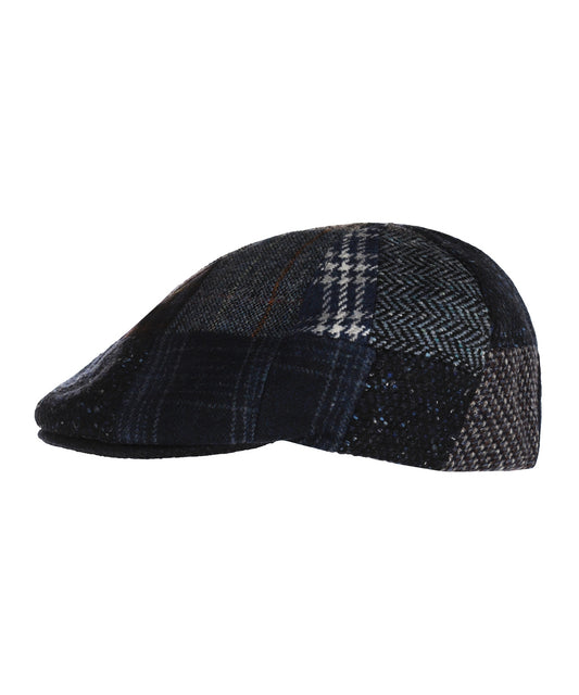 Patchwork-Kappe | Blau