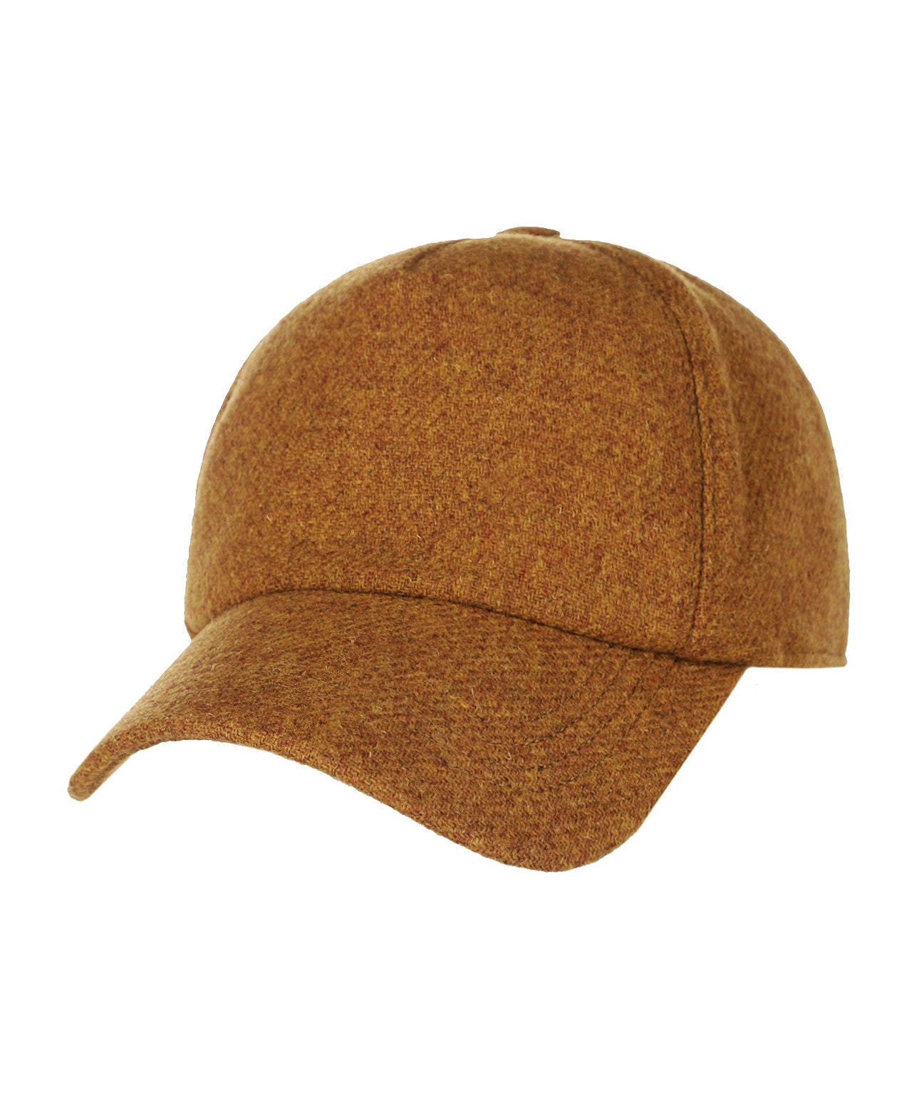 Baseball Cap Tweed | Mustard