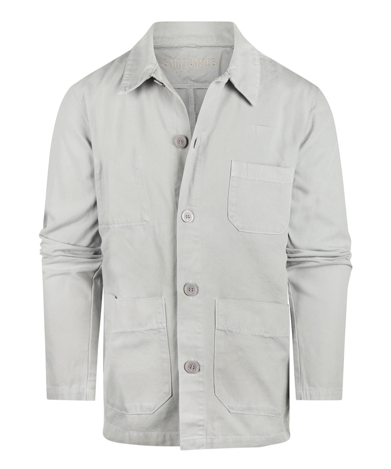 Saint James Sirocco Overshirt | Grey