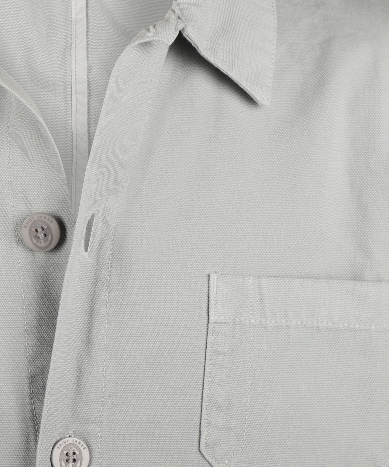 Saint James Sirocco Overshirt | Grey