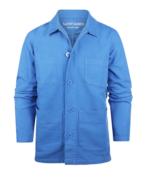 Saint James Sirocco Overshirt | Blue