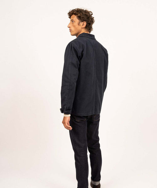 Saint James Sirocco Overshirt | Navy Blue