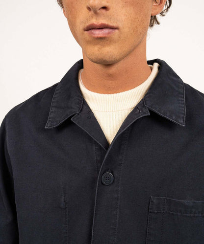 Saint James Sirocco Overshirt | Marineblau