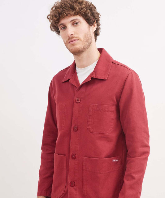 Saint James Sirocco Overshirt | Rot