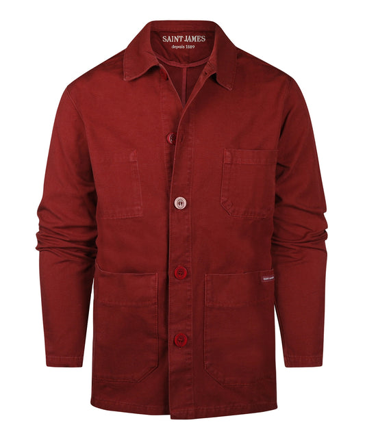 Saint James Sirocco Overshirt | Rot