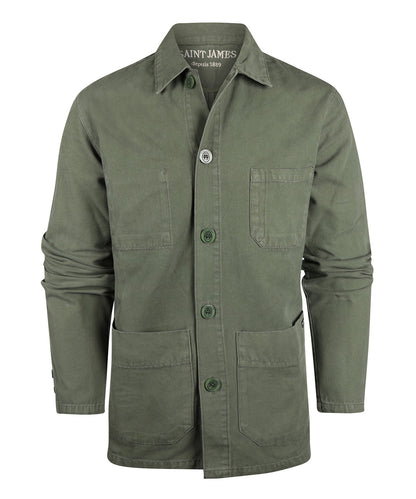 Saint James Sirocco Overshirt | Grün