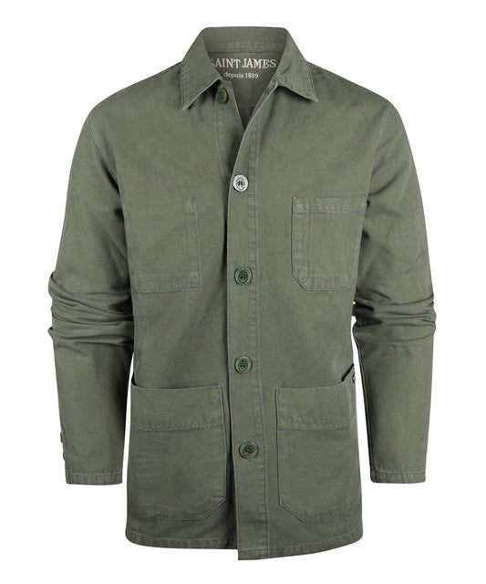 Saint James Sirocco Overshirt | Grün