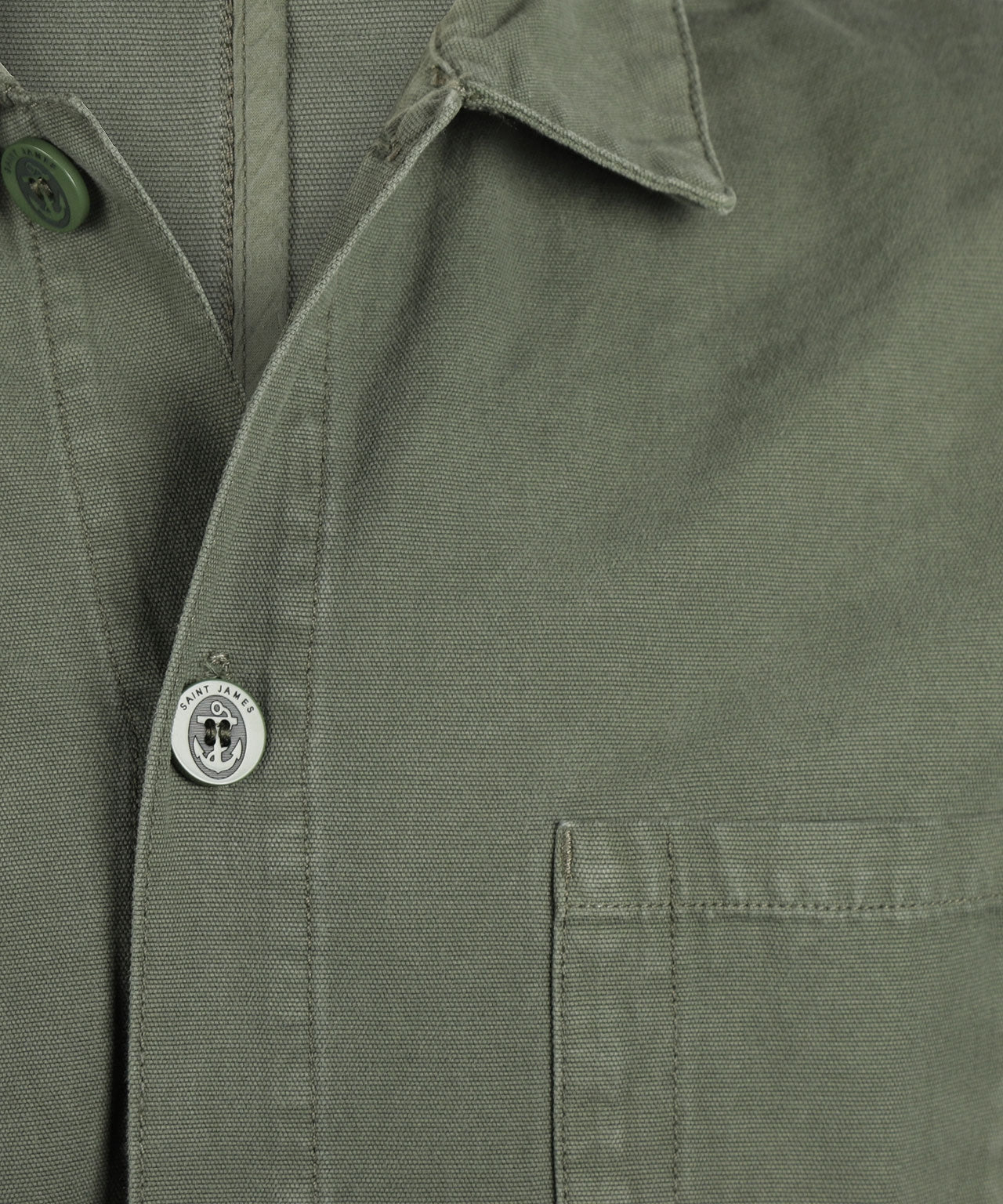 Saint James Sirocco Overshirt | Grün