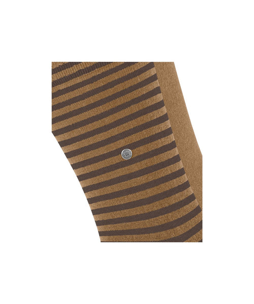 Burlington Sock Everyday Stripe 2-pack | Brown