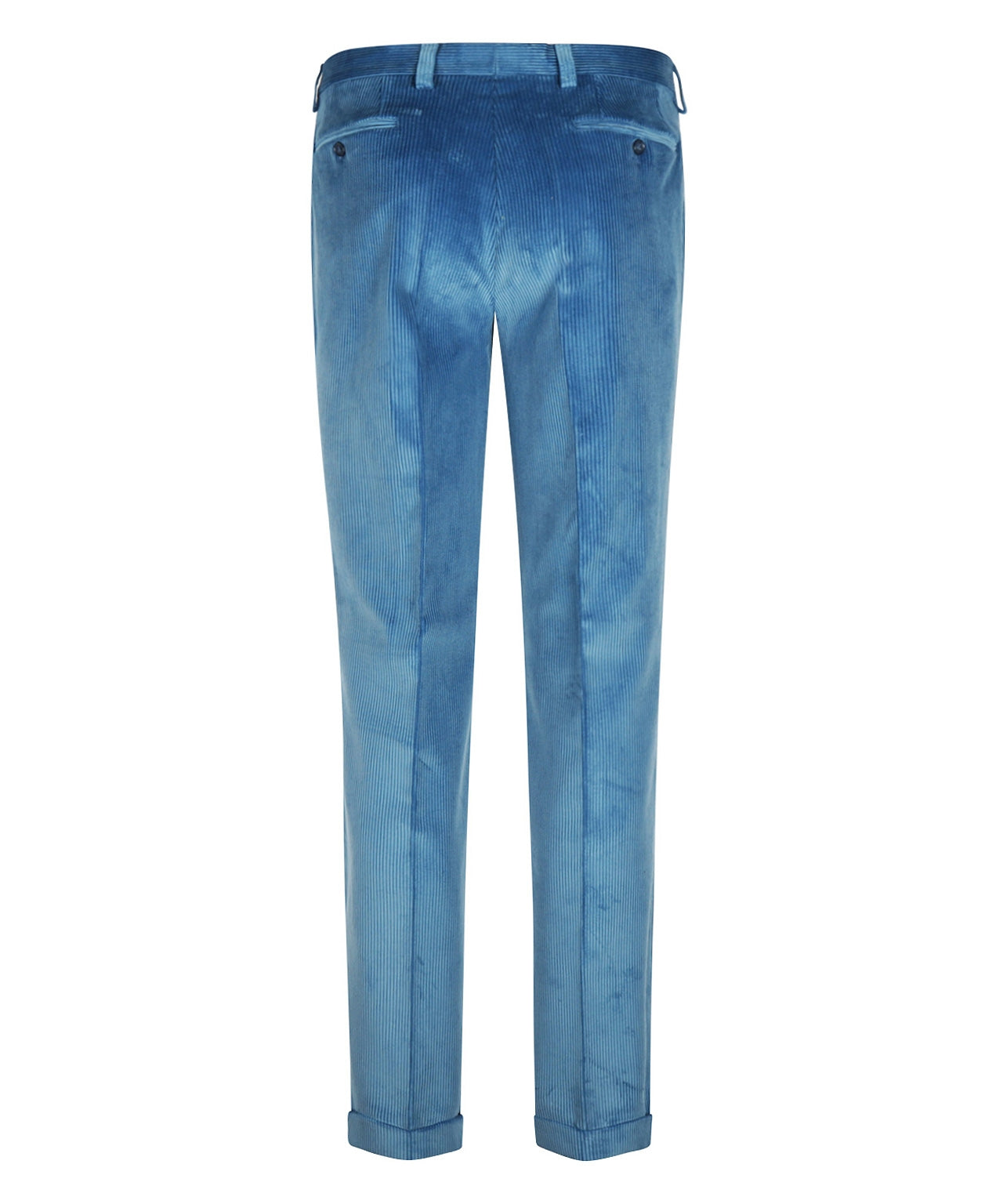 Cordhose mit breitem Rippstrick | Blau