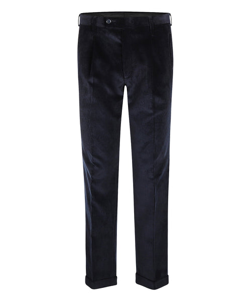 Corduroy Pants Wide Rib | Navy Blue