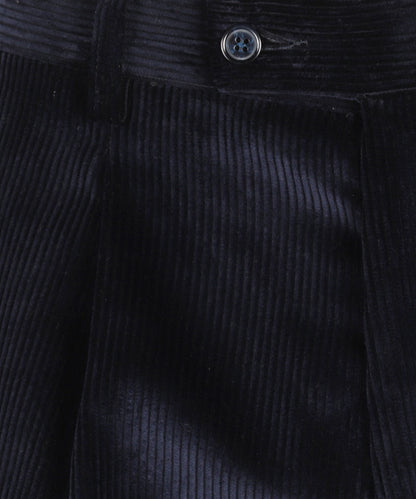 Corduroy Pantalon Brede Rib | Dark Navy
