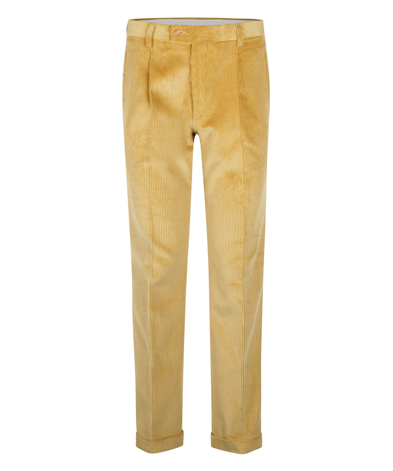 Cordhose mit breitem Rippstrick | Braun