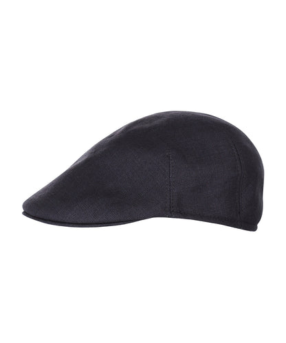Weiche Kappe aus 100 % Leinen | Marineblau