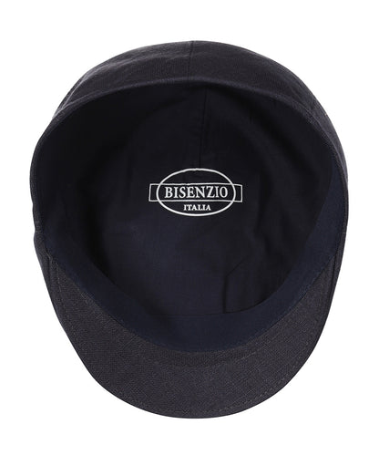 Weiche Kappe aus 100 % Leinen | Marineblau