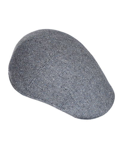Weiche Kappe aus 100 % Seide | Blau