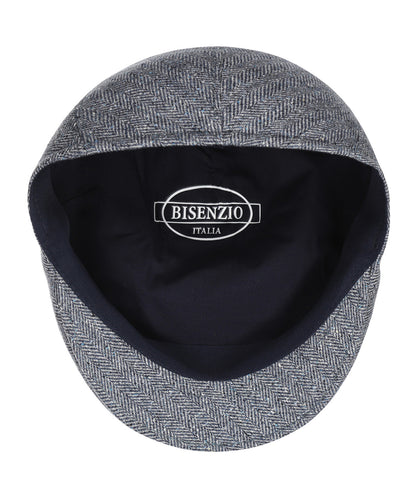 Weiche Kappe aus 100 % Seide | Blau