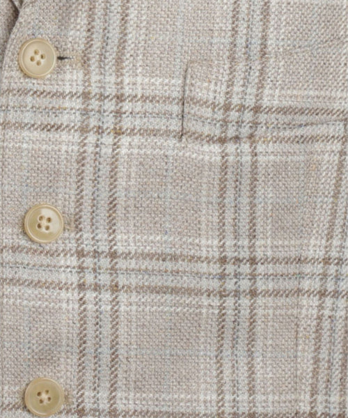 Wellington Gilet 100% Silk | Brown