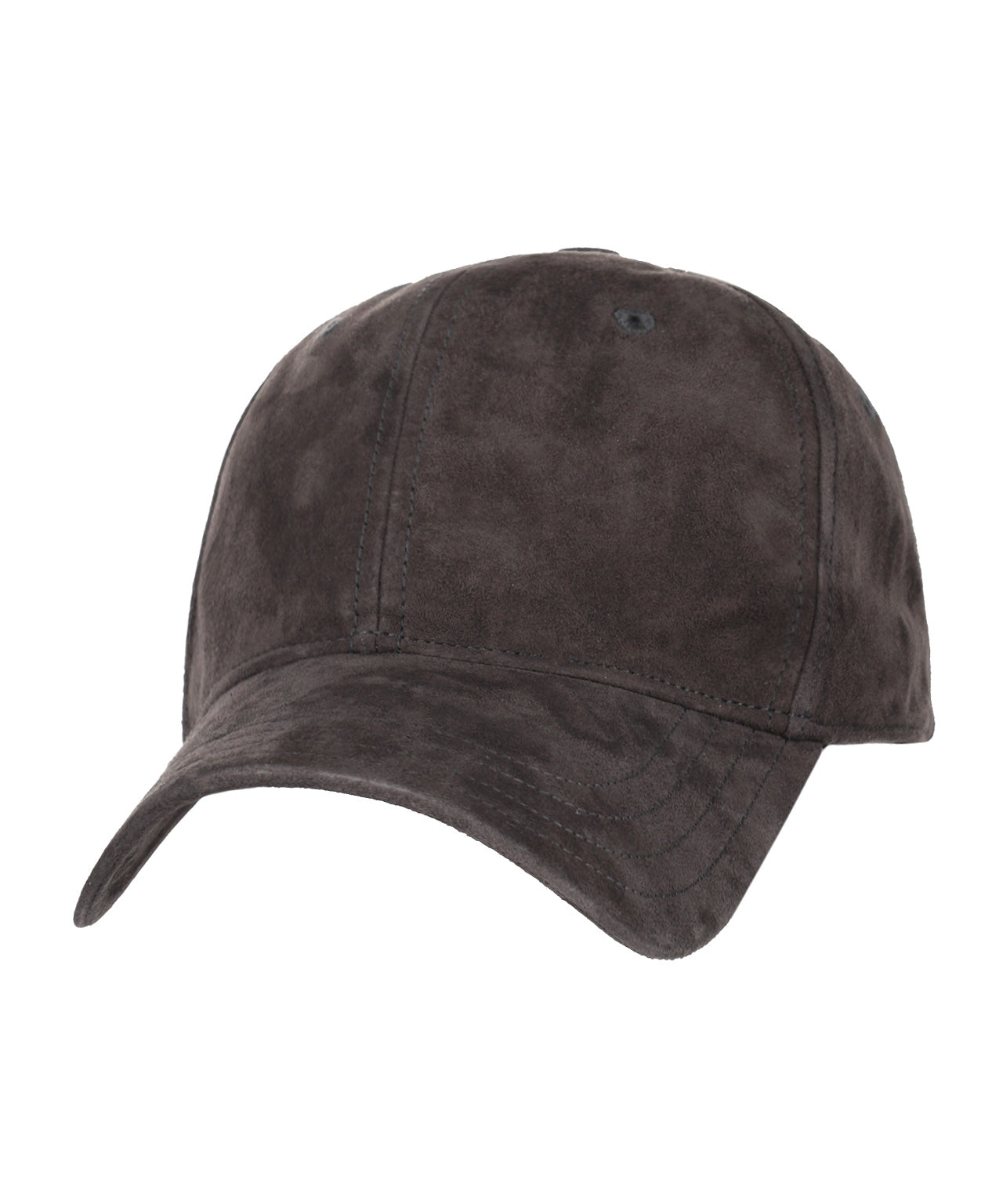 Goat Suede Baseball Cap  | Grijs