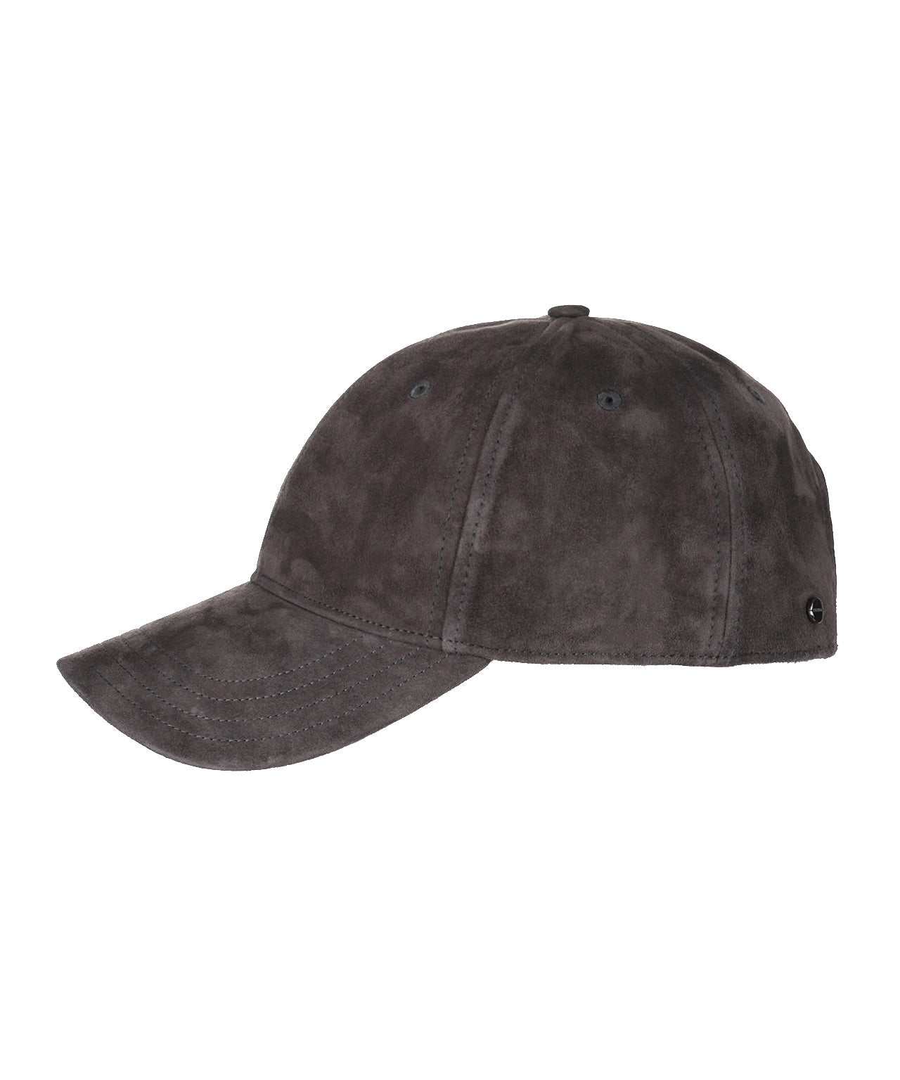 Goat Suede Baseball Cap  | Grijs