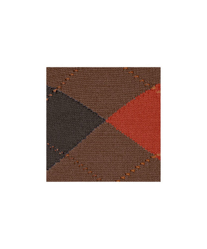 Edinburgh Sok | Brown/Red diamond check