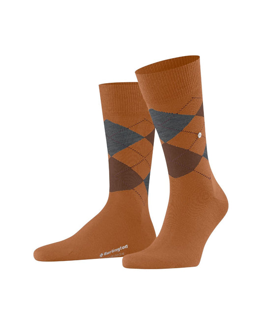 Burlington Edinburgh Herrensocken | Braun