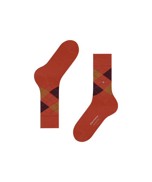 Burlington Edinburgh Men's Socks | Red