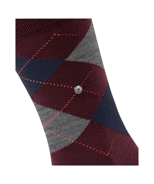 Burlington Edinburgh Men's Socks | Red
