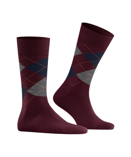 Burlington Edinburgh Men's Socks | Red