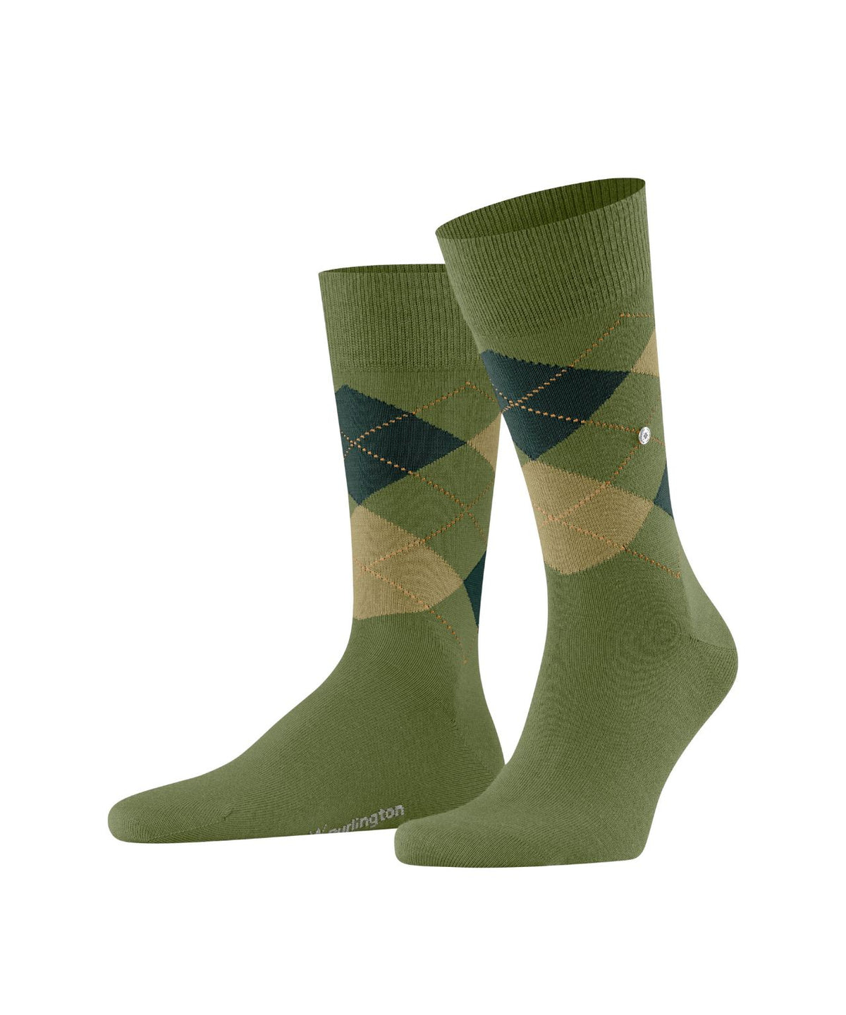 Edinburgh Sok | Jade diamond check