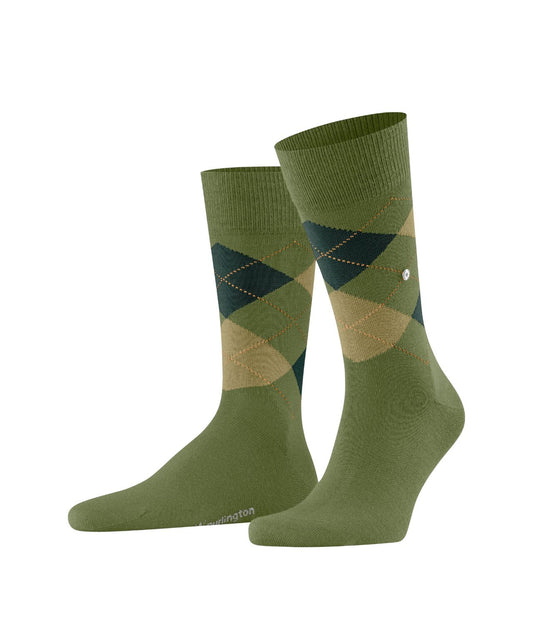 Edinburgh Sok | Jade diamond check
