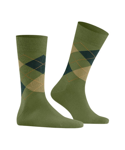 Edinburgh Sok | Jade diamond check