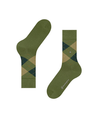Edinburgh Sok | Jade diamond check