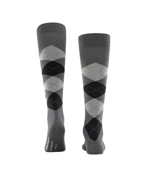 Burlington Edinburgh Men's Knee Socks | Grey
