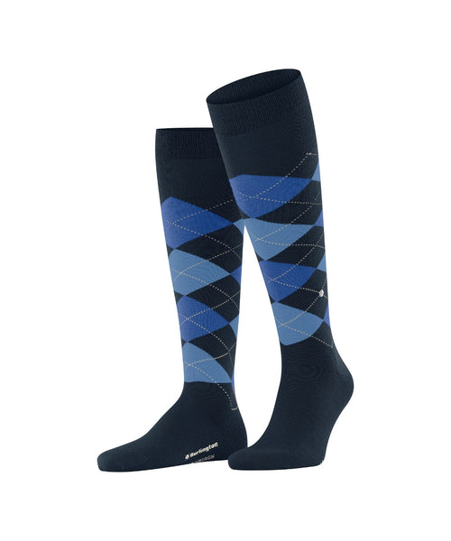 Burlington Edinburgh Men's Knee Socks | Blue