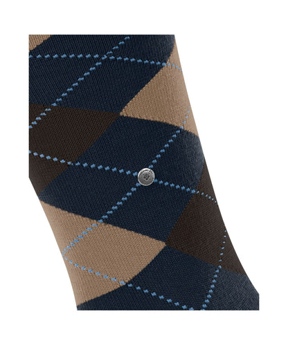 Burlington Edinburgh Herren-Kniestrümpfe | Blau