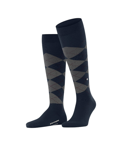 Burlington Edinburgh Men's Knee Socks | Blue