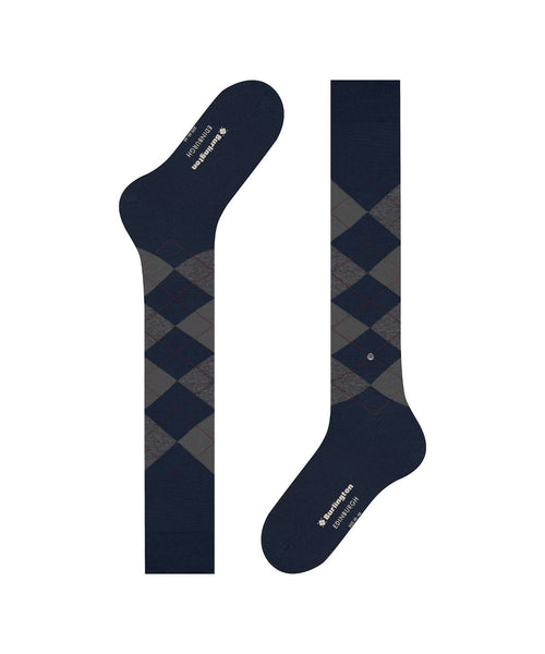 Burlington Edinburgh Men's Knee Socks | Blue