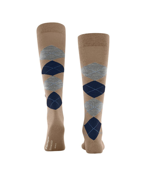 Burlington Edinburgh Men's Knee Socks | Brown