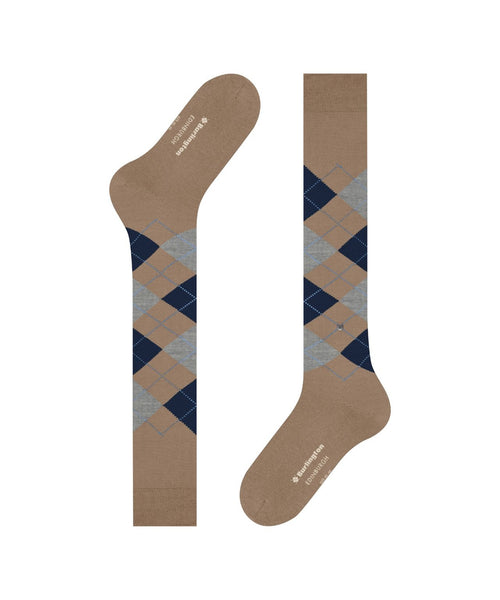 Burlington Edinburgh Men's Knee Socks | Brown