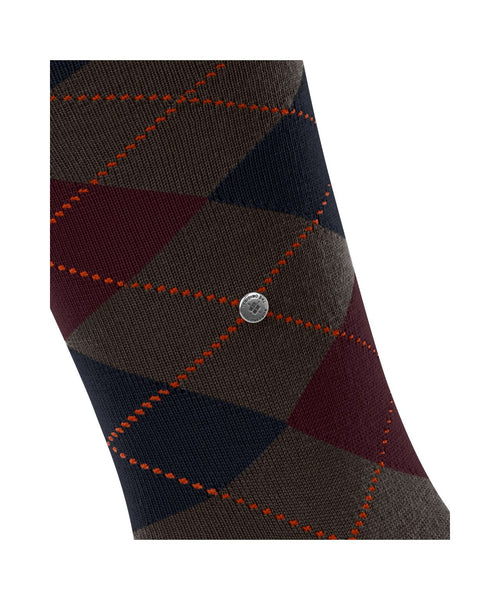 Burlington Edinburgh Men's Knee Socks | Brown