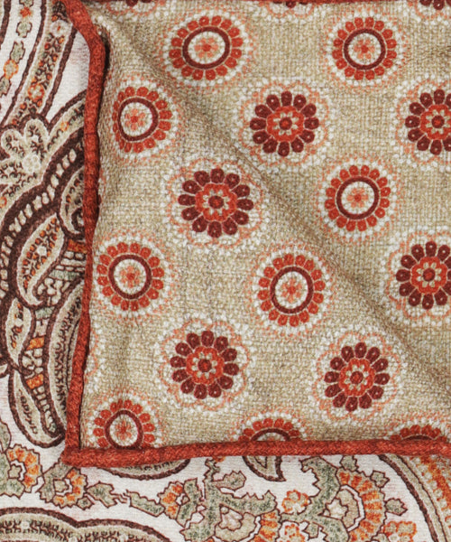 Pocket Square Silk | Brown