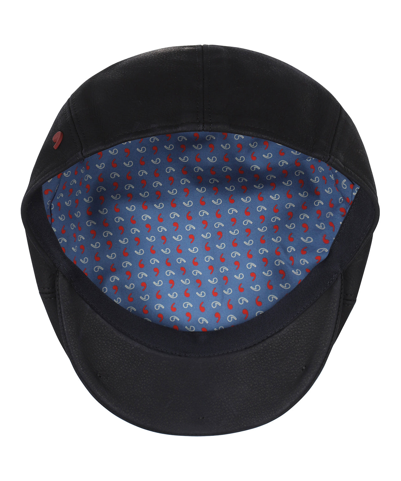 Ballon Cap Leer | Navy