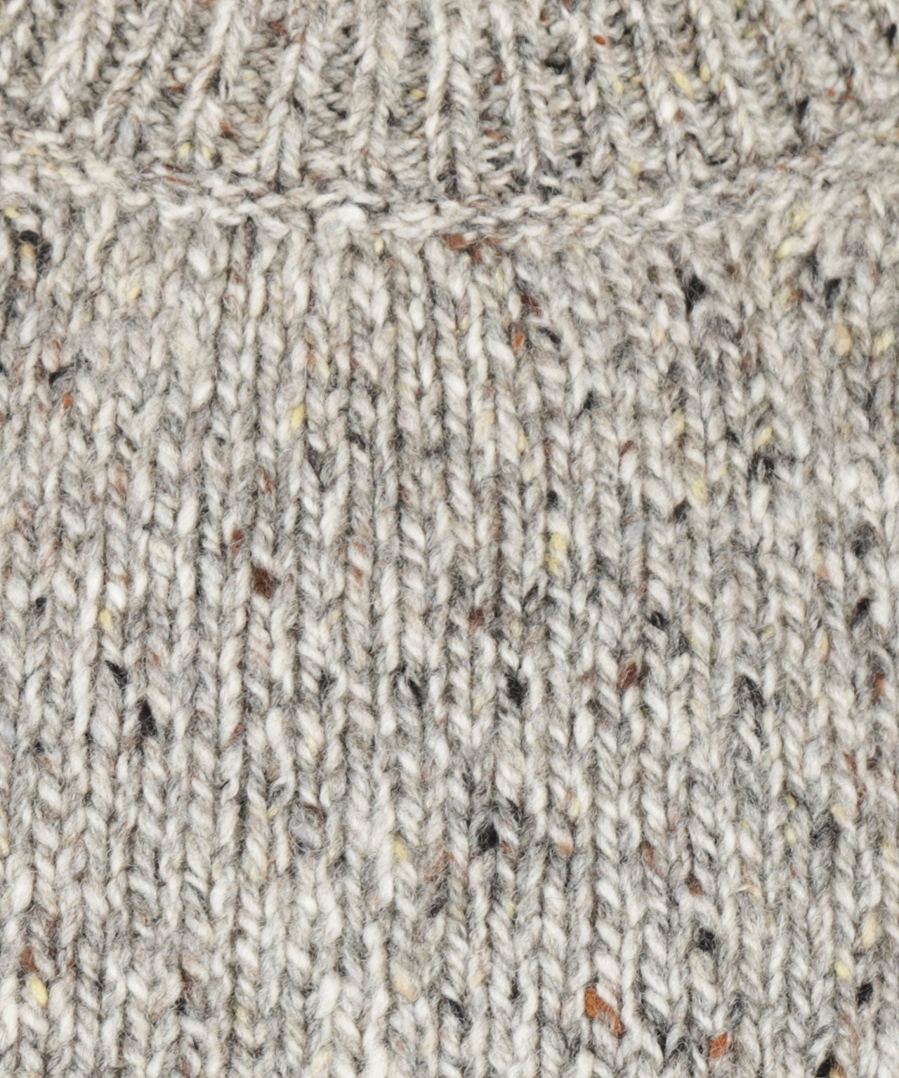 Fischerpullover mit Rundhalsausschnitt | Braun