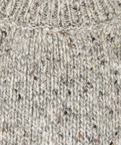 Fischerpullover mit Rundhalsausschnitt | Braun