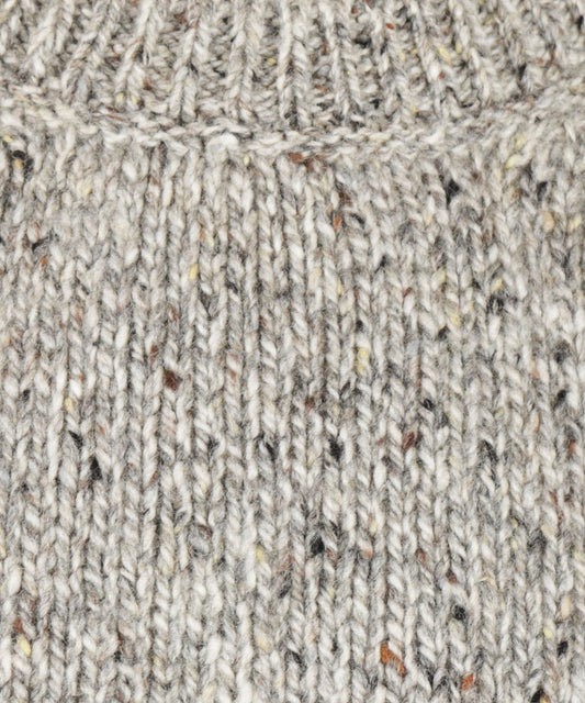 Fischerpullover mit Rundhalsausschnitt | Braun