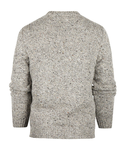 Fischerpullover mit Rundhalsausschnitt | Braun